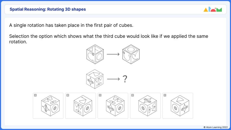 A question on rotating 3D shapes on Atom Nucleus