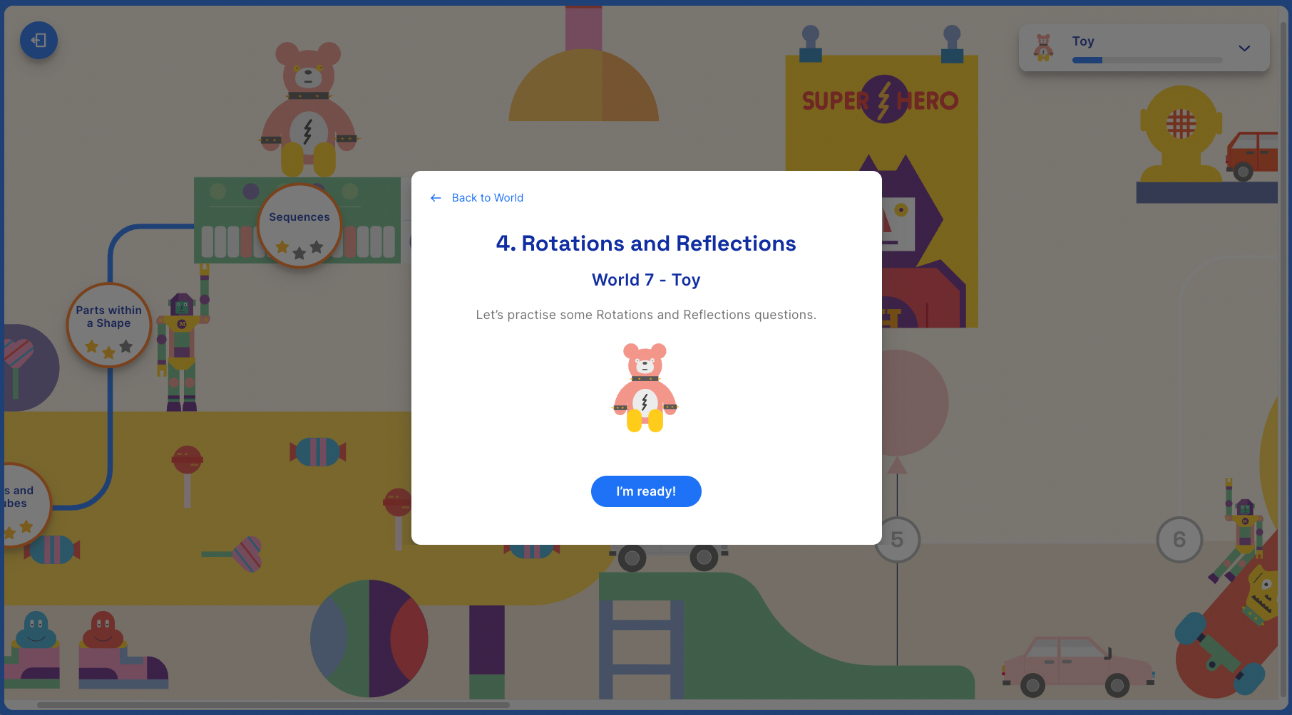 Non-Verbal Reasoning islands in Atom Home