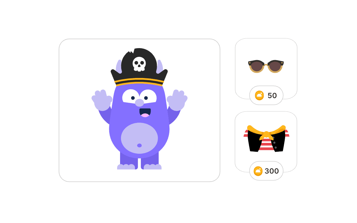 Children collect coins to customise their own Ato character