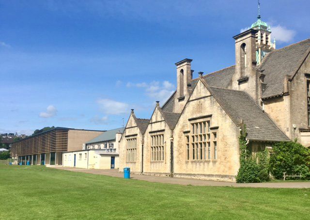 Outside of Marling School, Stroud