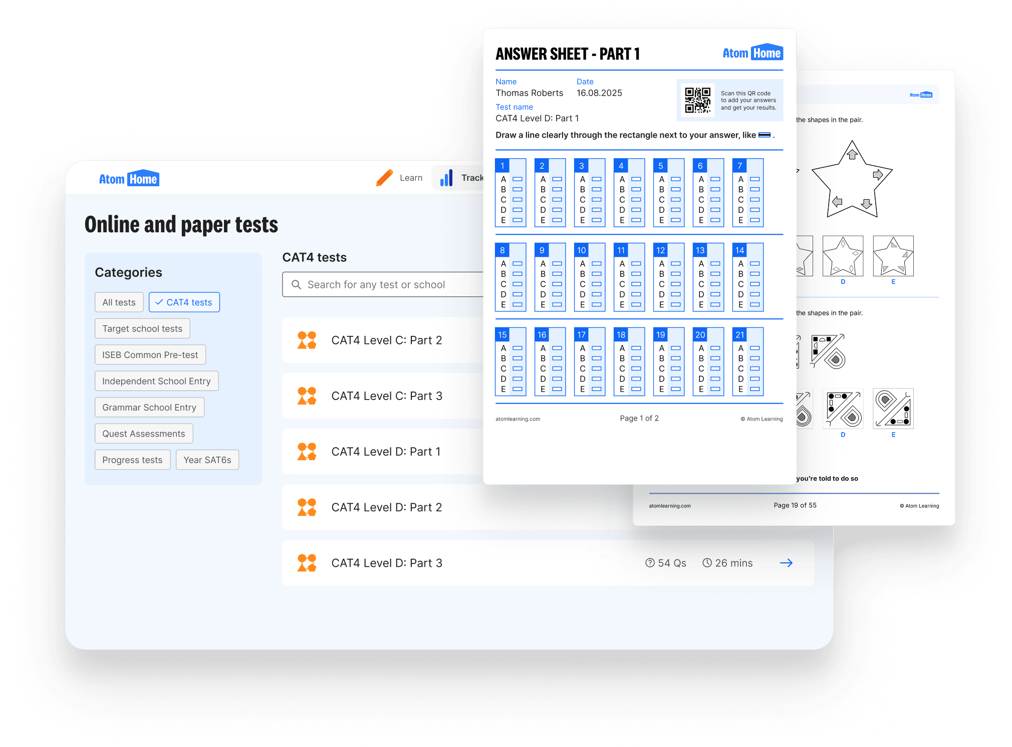 Unlimited mock tests CAT4