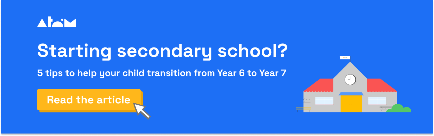 5 tips to help your child transition from Year 6 to Year 7