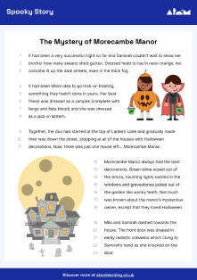 Halloween English worksheet 