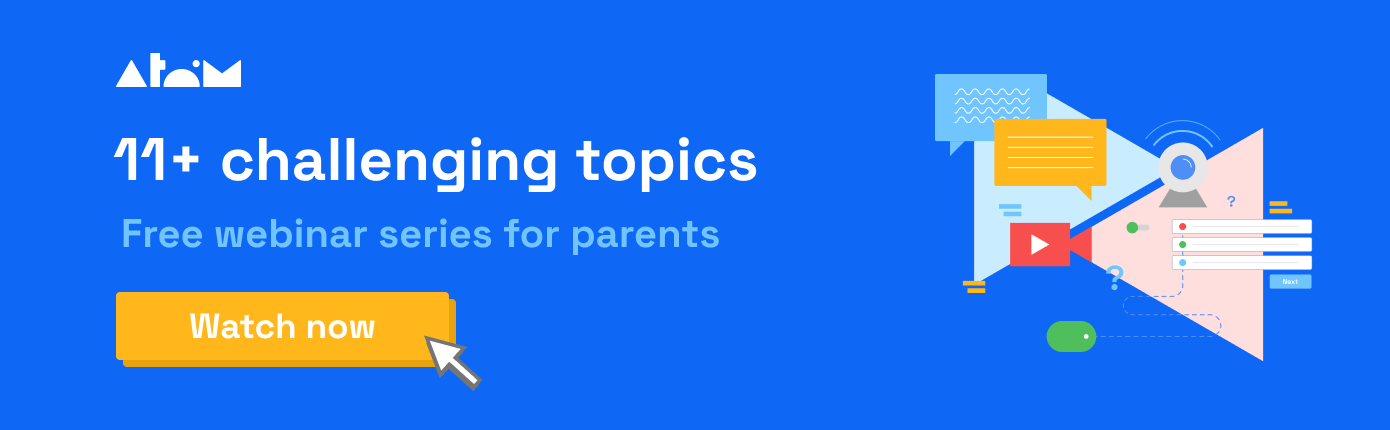 11+ challenging topics: free webinar series for parents. Watch now