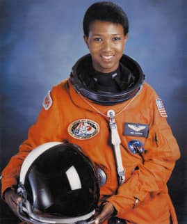 Mae Jemison in her NASA uniform